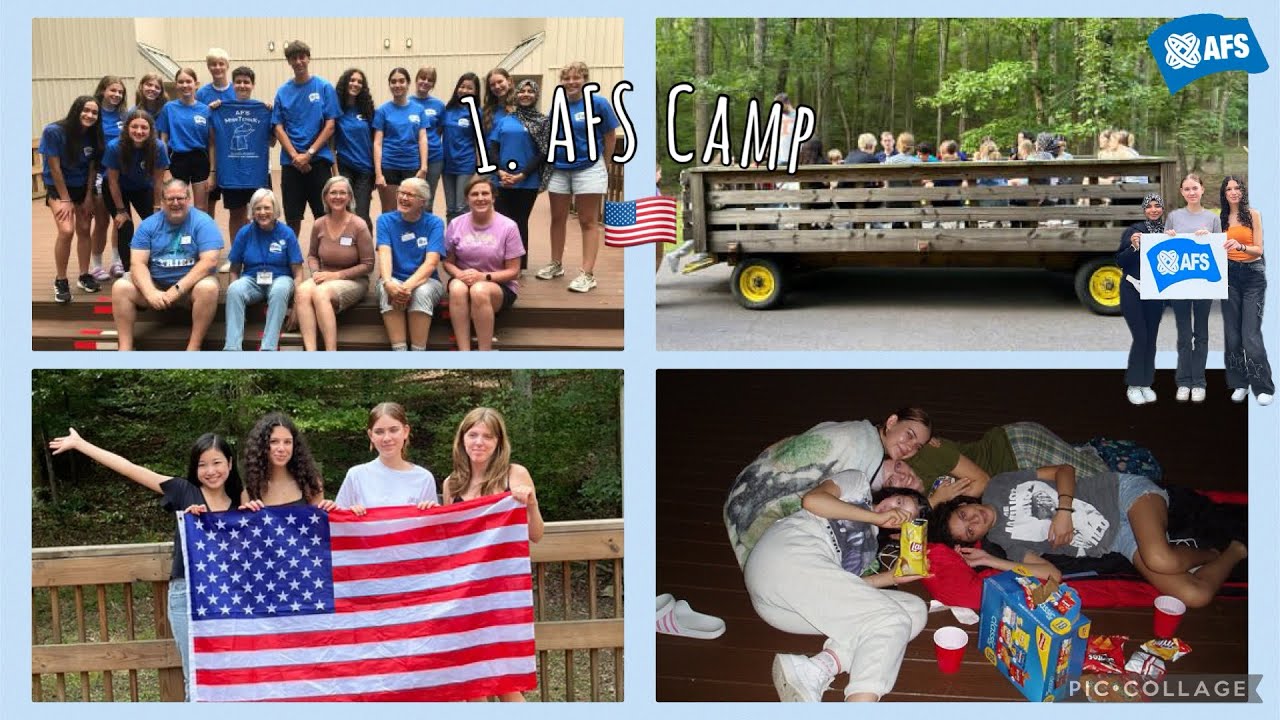 First AFS-Camp 🇺🇸💙// exchange year USA 24/25