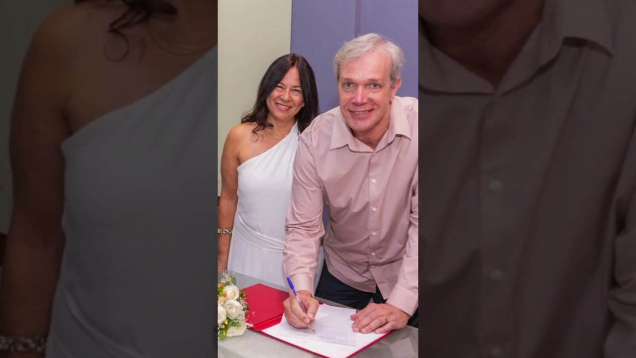 O amor da Maria Esther e do J&uuml;rgen come&ccedil;ou em Mainz, na Alemanha, se reencontrou meses depois.