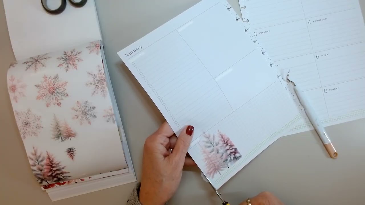 2-8 февраля - Панель управления Happy Planner - Живи, люби, шикарный зимний шарм