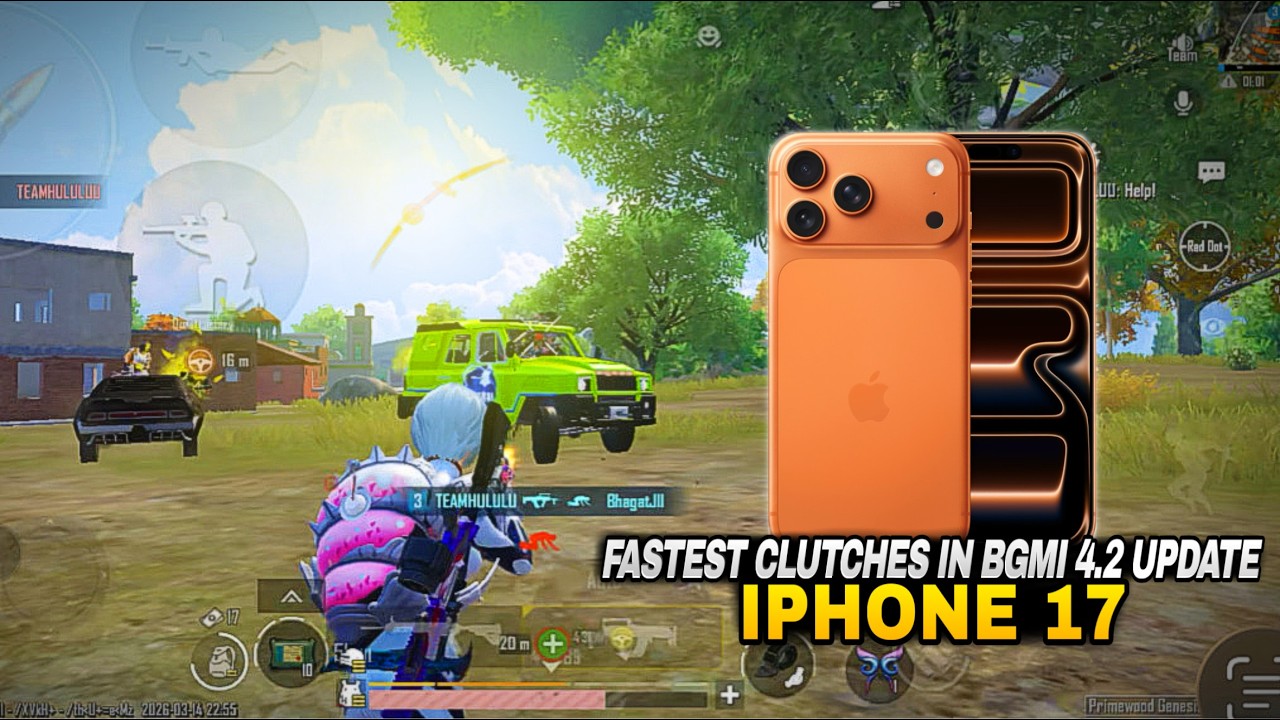 iPhone 17 Pro Max BGMI/PUBG Test 2026 🔥 || iPhone 17 Pro Max Gaming Test