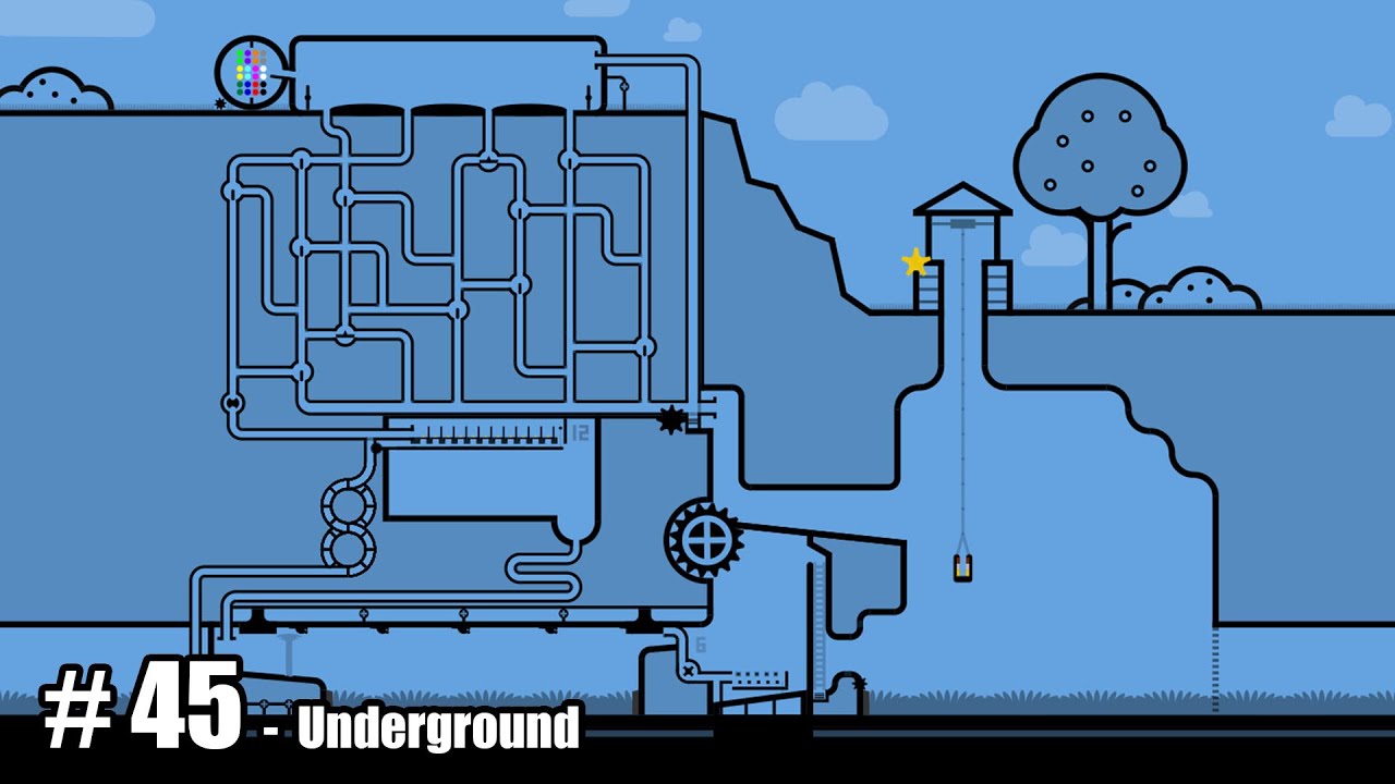 Underground - Algodoo Marble Race