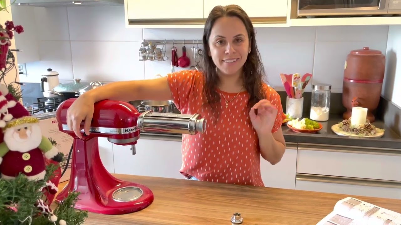 Massa Caseira com utensílios Kitchenaid
