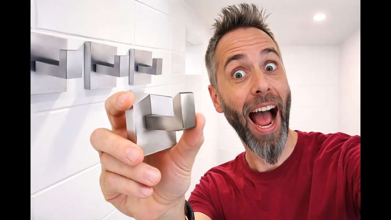 Best Space-Saving Bathroom Towel Hooks for Tiny Bathrooms?