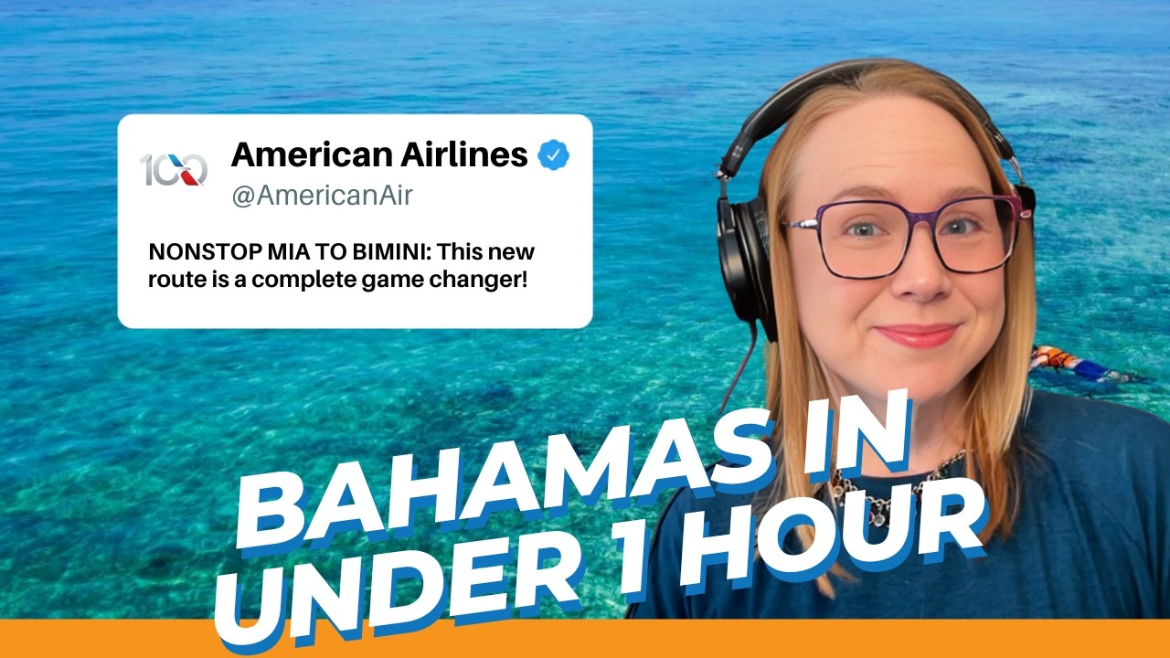 American Airlines Inaugural Flight to Bimini, Bahamas (63 Miles!)