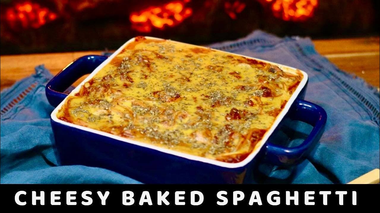 CHEESY BAKED SPAGHETTI (VEGAN) | Frey and Maria