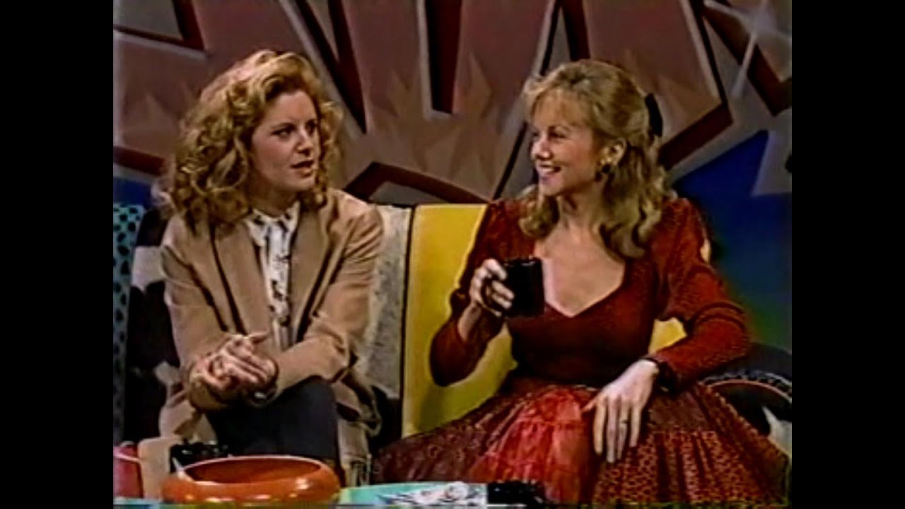 Pat Sajak Show (April 9, 1990) - Stephanie Zimbalist & Linda Purl