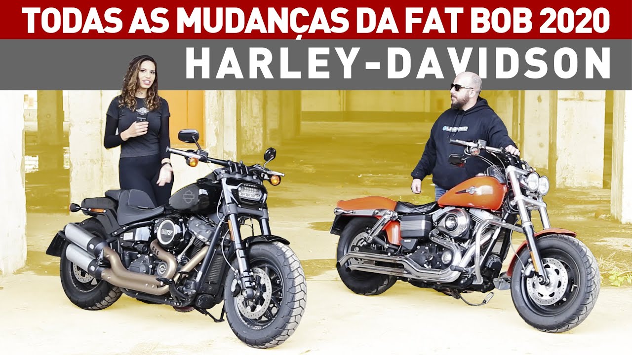 O QUE MUDOU NA FAT BOB 2020 DA HARLEY-DAVIDSON Ft. Gui Foster I COMPARATIVO DE MOTO