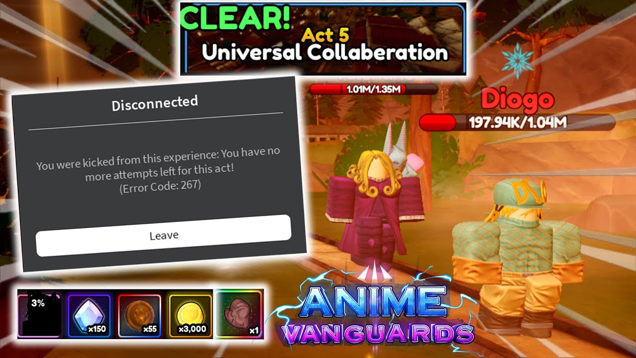 Jojo Raid (Act 5) Solo Gameplay | Only 5 Attempts per Day?! | Roblox Anime Vanguards