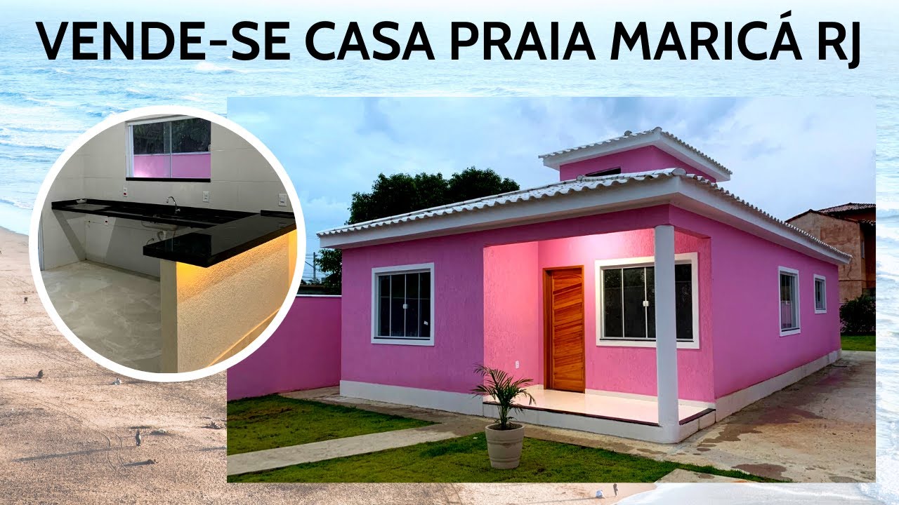 LINDA CASA DE PRAIA A VENDA EM MARICÁ RJ