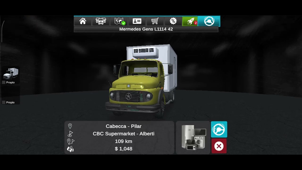 Viaje número 11 en Grand truck simulador 2 