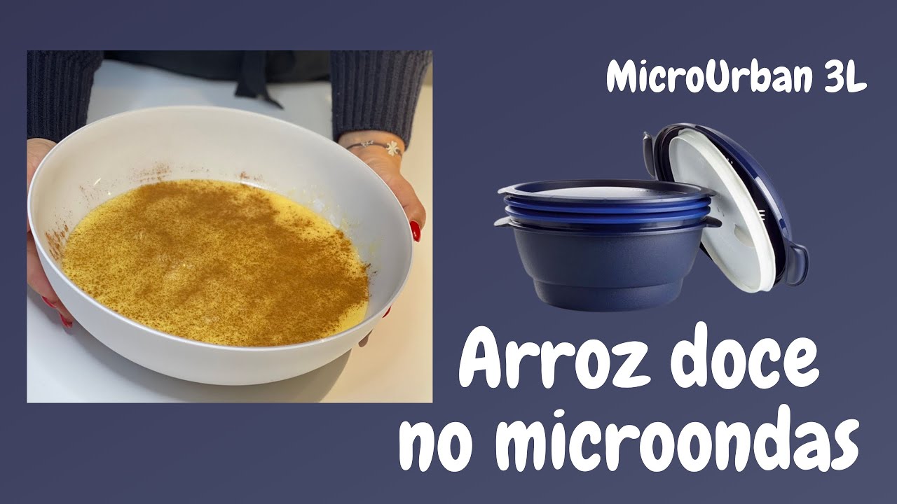 Arroz doce no microondas