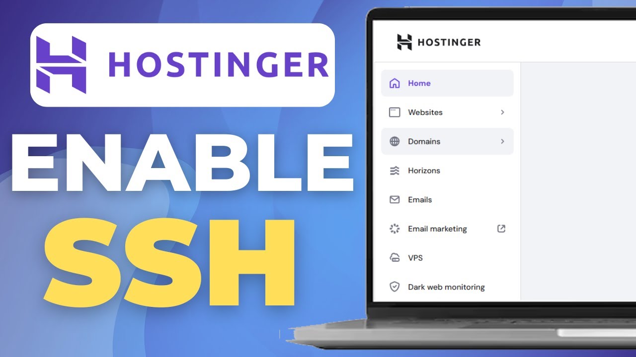 How To Enable SSH Access In Hostinger Shared Hosting | Quick tutorial