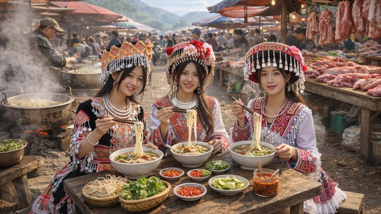 Experience the spring market in Lao Cai, Vietnam.