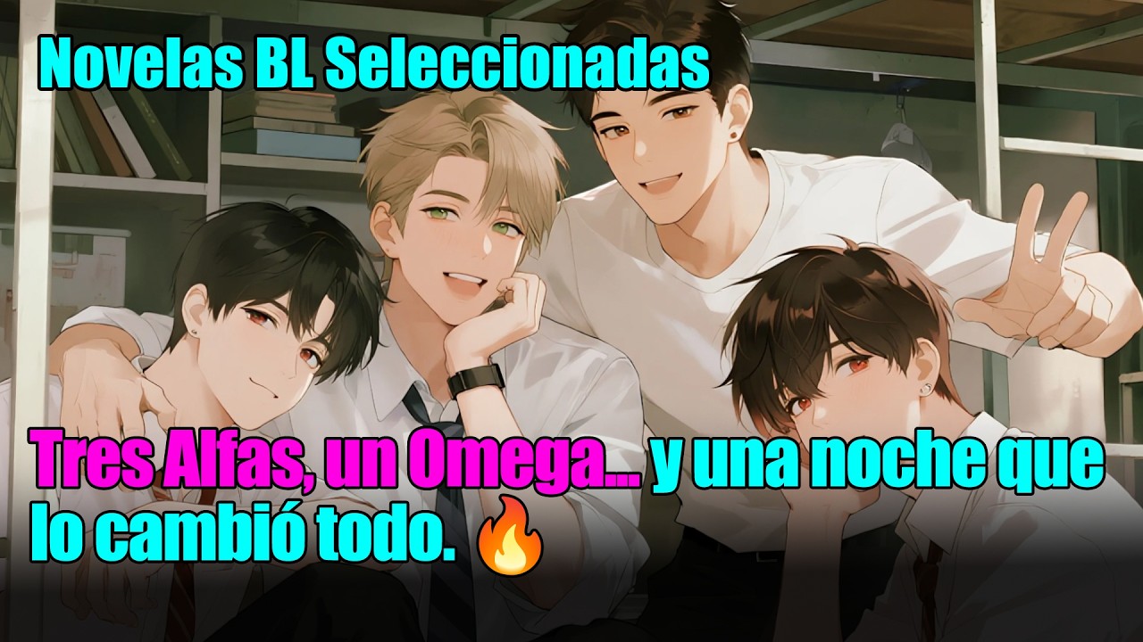 BL completo 📚Tres Alfas, un Omega... y una noche que lo cambió todo.
