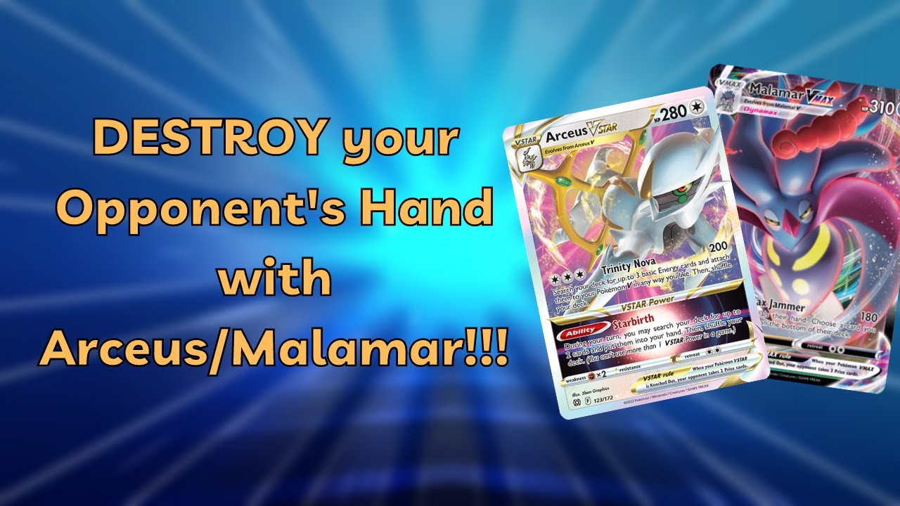DESTROY your Opponent's Hand with Arceus/Malamar-Standard Deck Showcase PTCGO