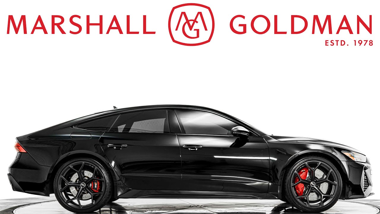 2025 Audi RS7 in Sebring Black Crystal Effect over Black for sale