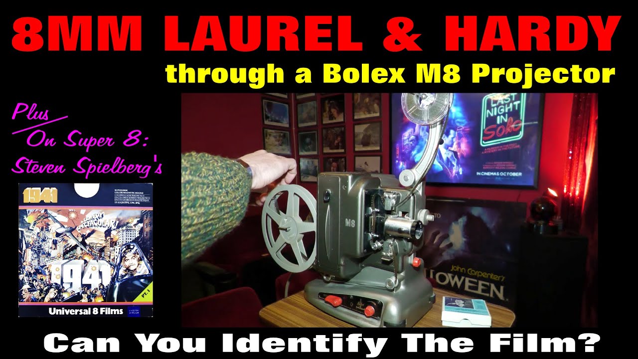 8-мм фильм «Лорел и Харди» через проектор BOLEX M8: сможете ли вы опознать фильм?