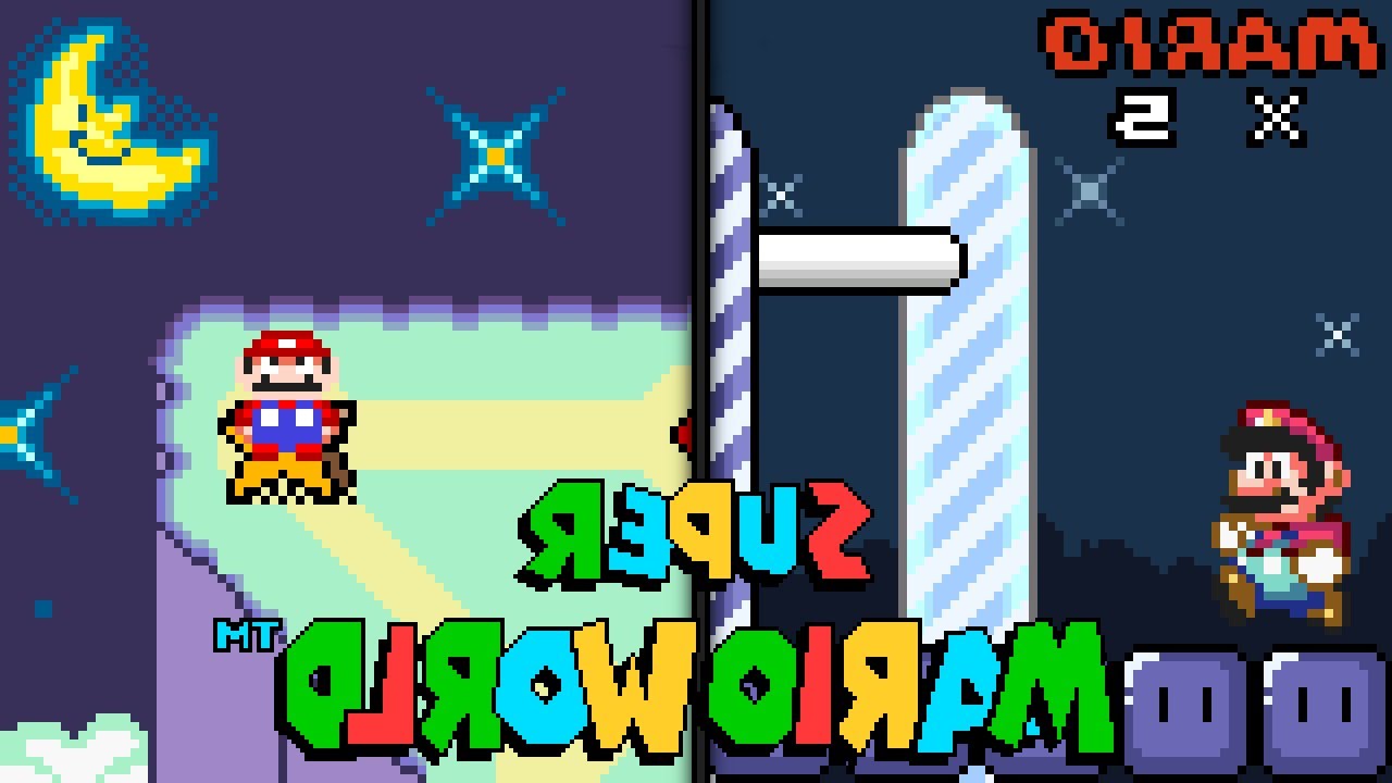 Super Mario World (Inverted) - dlroW oiraM repuS #8 Star Road (Mirror Mode). ᴴᴰ