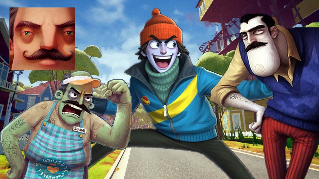 Hello Neighbor - My New Neighbor Hello Neighbor 3 Jacob Act 2 Trampoline Gameplay Walkthrough