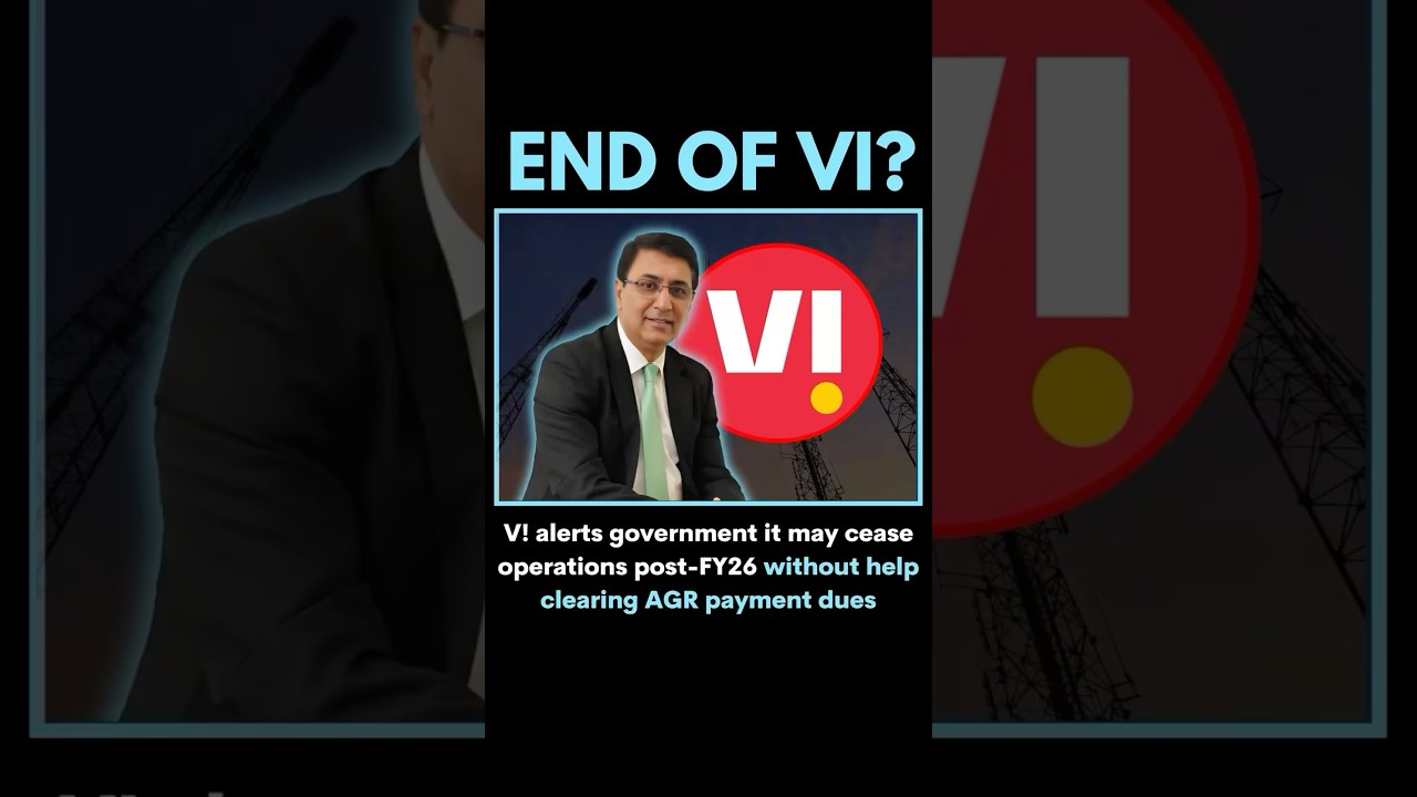 End of VI? Company warns it may shut down after FY26 over AGR dues. #vodafone #idea #shutdown