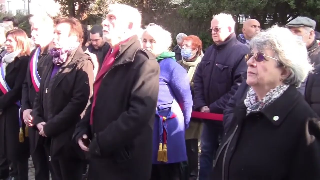 FNACA DE PARIS / 19 MARS 2022  / CÉRÉMONIES AU CIMETIÈRE DU PERE LACHAISE