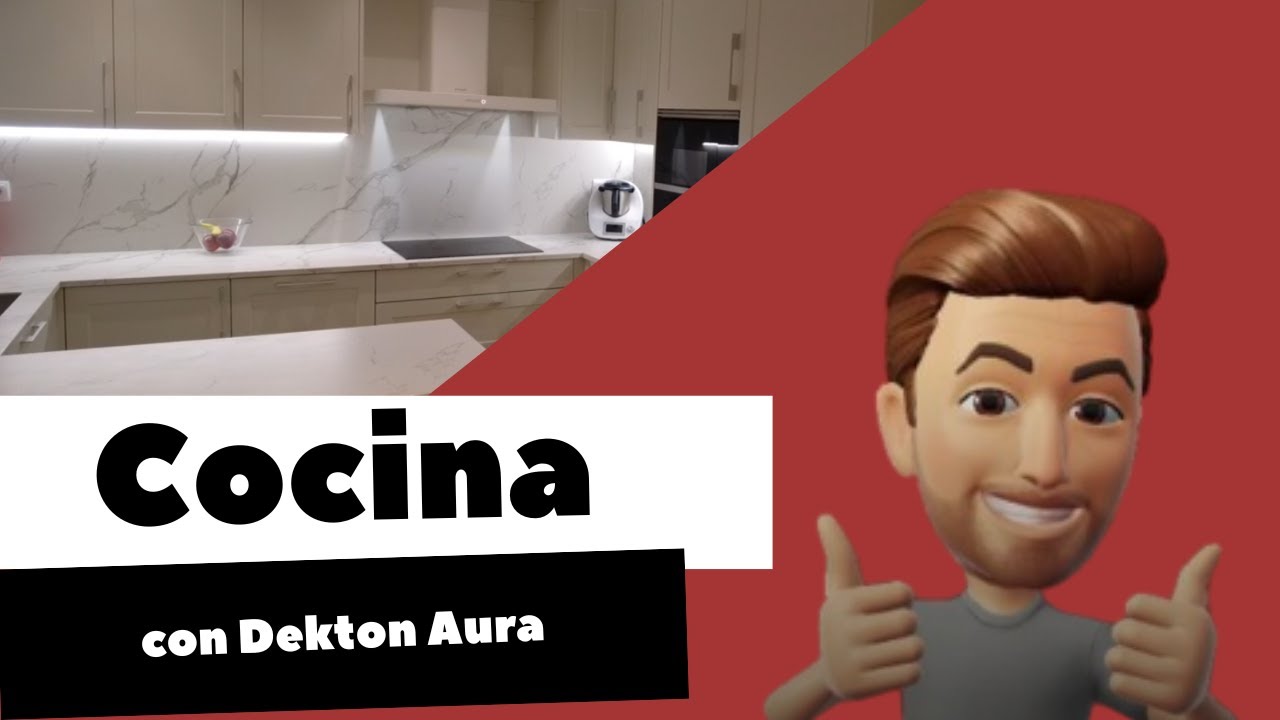 Muebles de cocina Santos diseño Marco con encimera Dekton Aura y electrodomésticos Siemens.