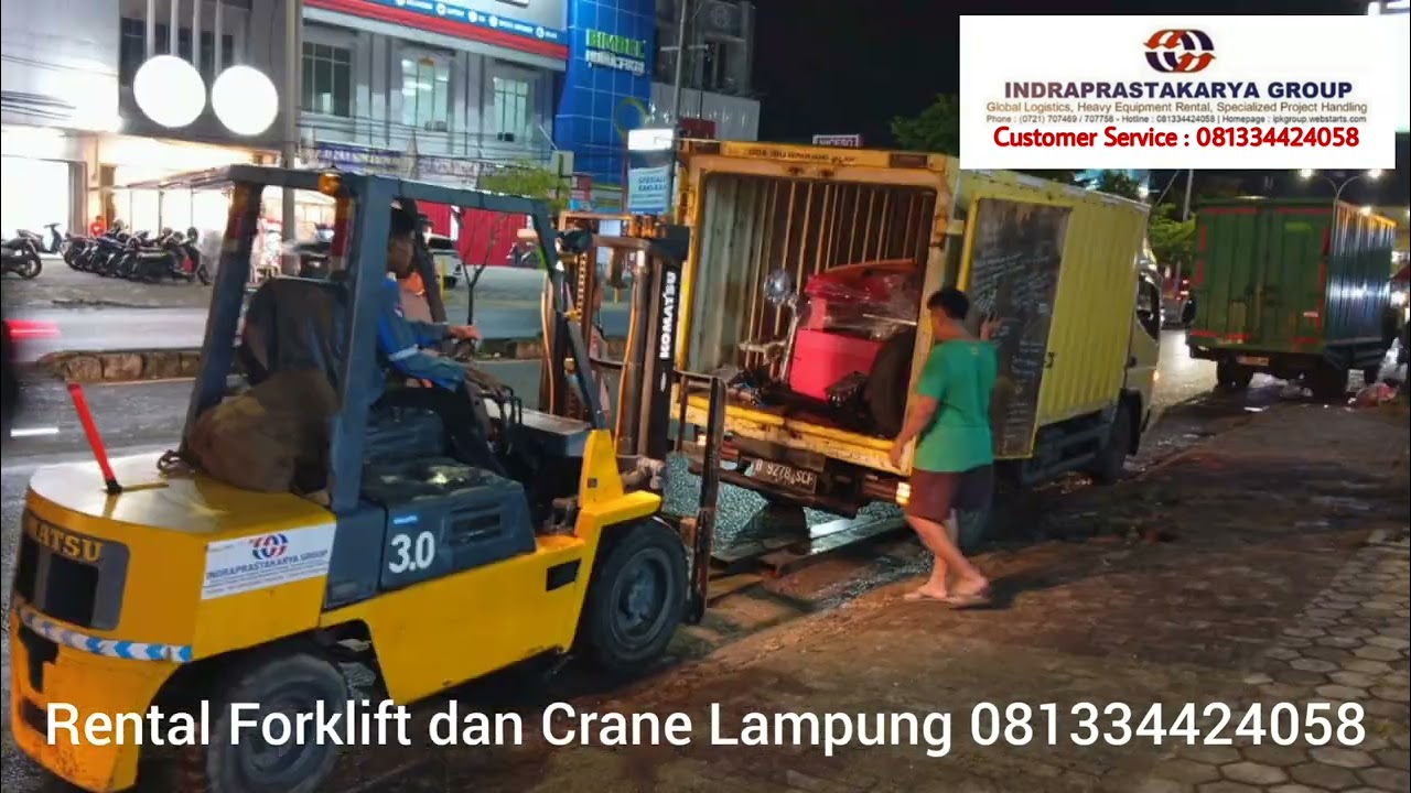 Sewa Forklift dan Crane Lampung 081334424058