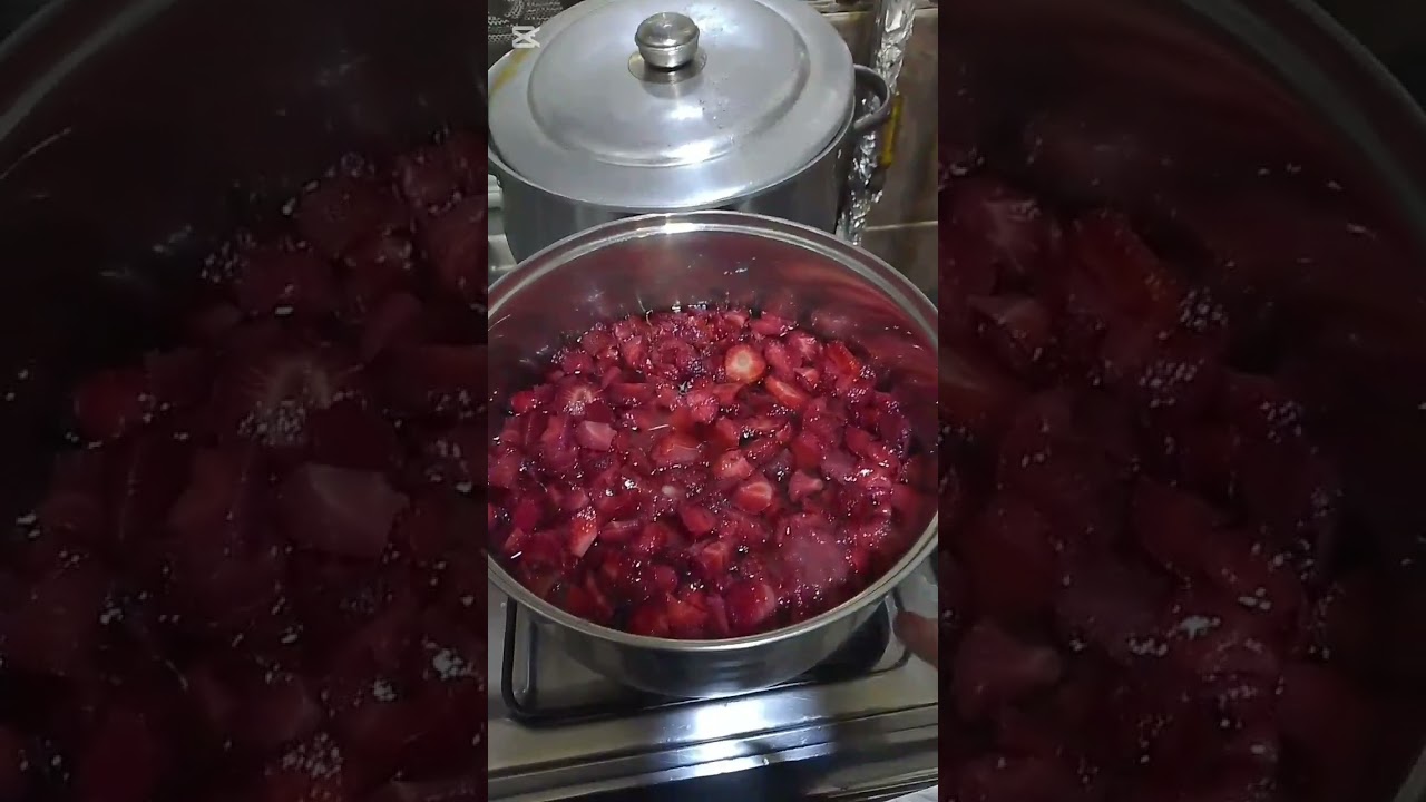 طريقة عمل مربة الفراوله في البيت 