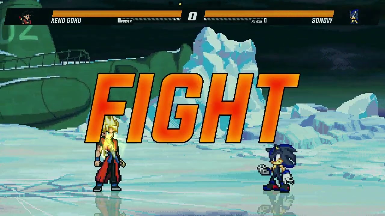 SBM V2 Xeno Goku Vs Sonow