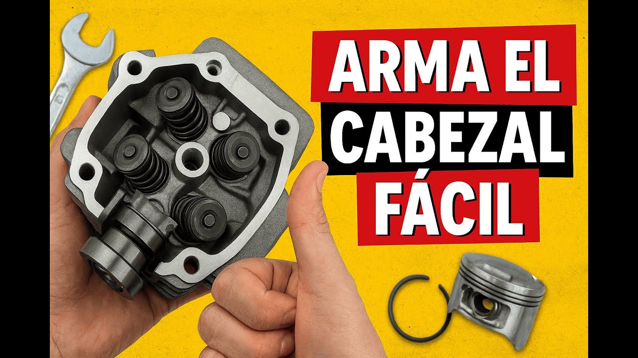 Cómo Armar el Cabezal de una Moto Pulsar NS 125 Paso a Paso