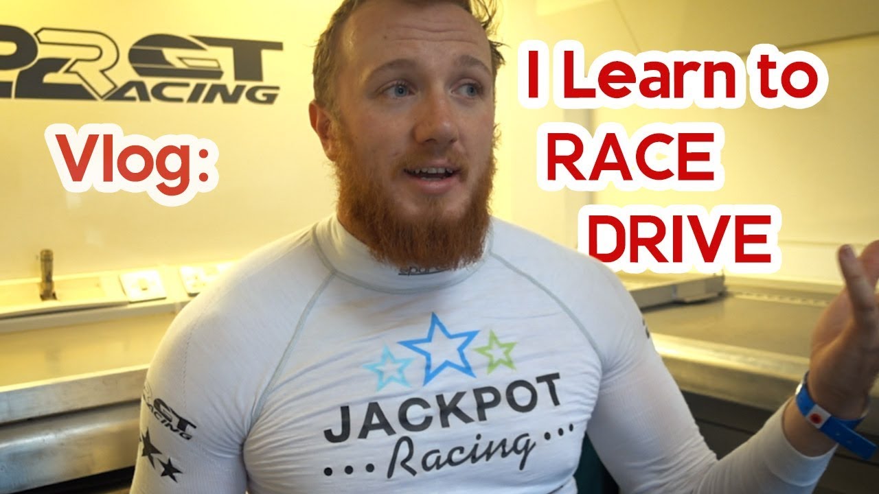 I Learn to RACE CARS!! Vlog