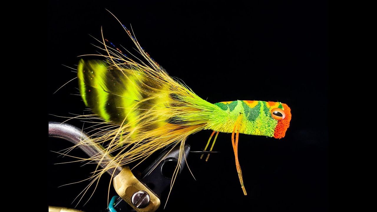 Fly Tying:  Deer Hair Bass Popper (Part I)