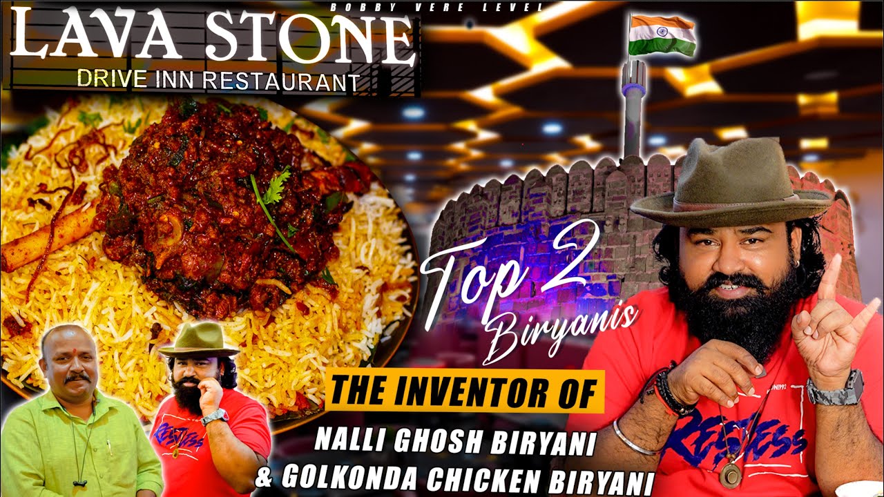 PICHEKKISTA BOBBY FIRST FOOD REVIEW FROM TOP CHEF OF HYDERABAD | NALLI GHOSH BIRYANI #Bobbyverelevel