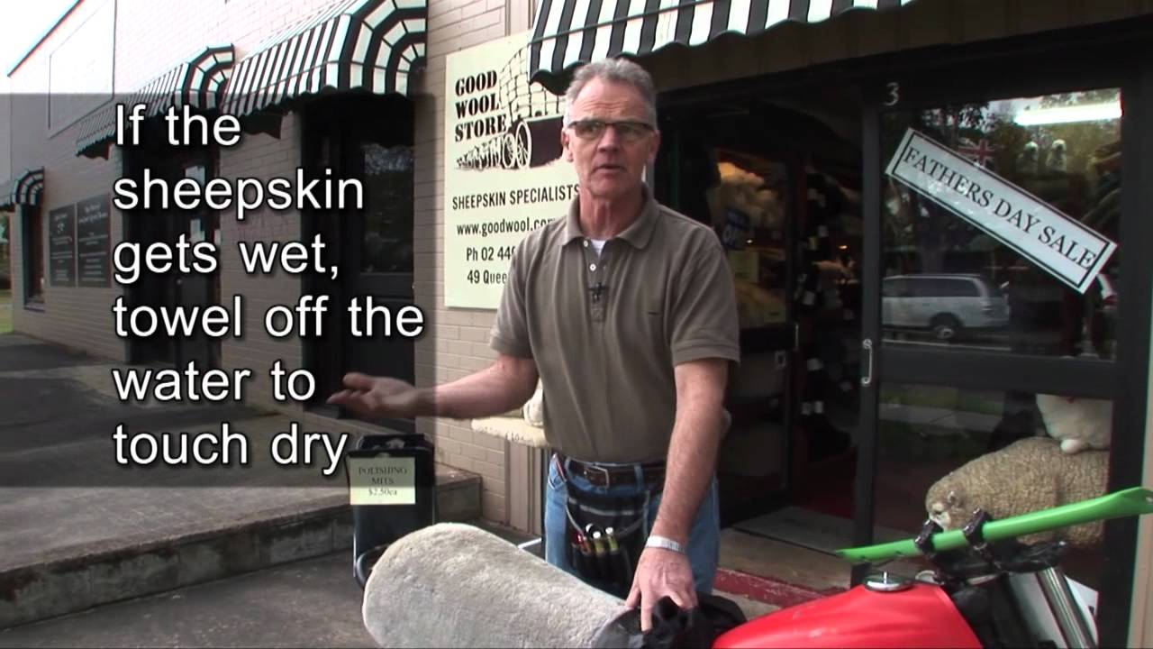 How to Fit the Waterproof Saddle Saver on your Sheepskin Motorcycle Seat Cover