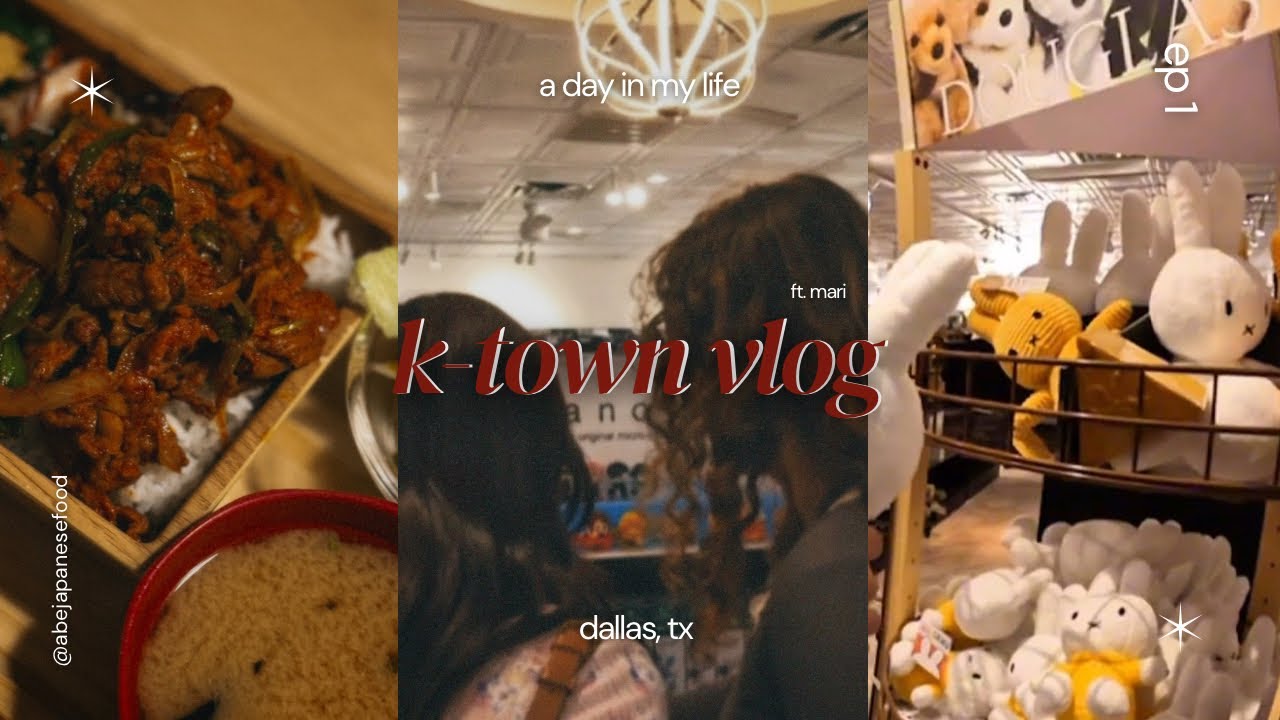 Carrollton K-Town Food & Shopping Vlog | 85 Degrees, Teso Life & Sushi Night!