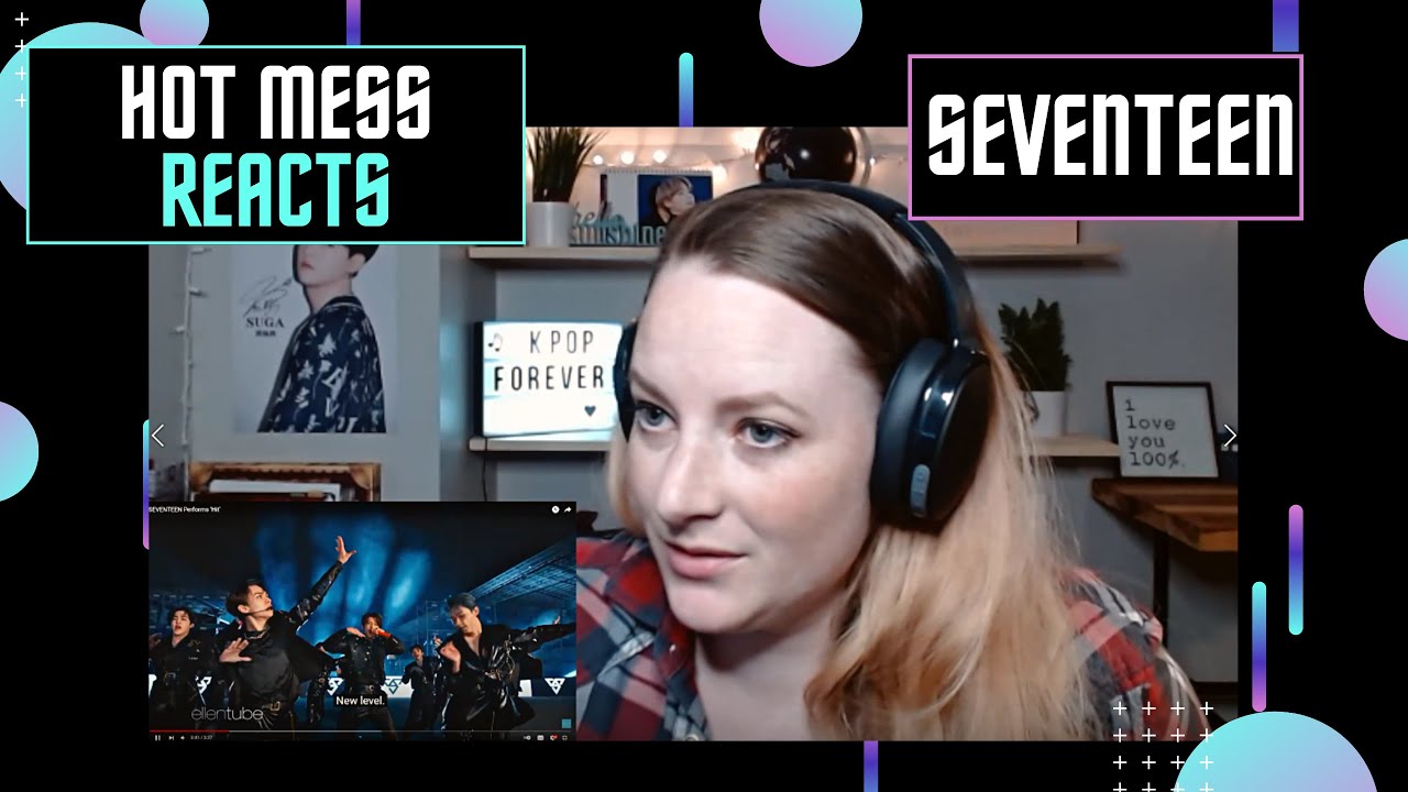FIRST ever SEVENTEEN reaction! SEVENTEEN Performs ‘Hit’ on Ellen