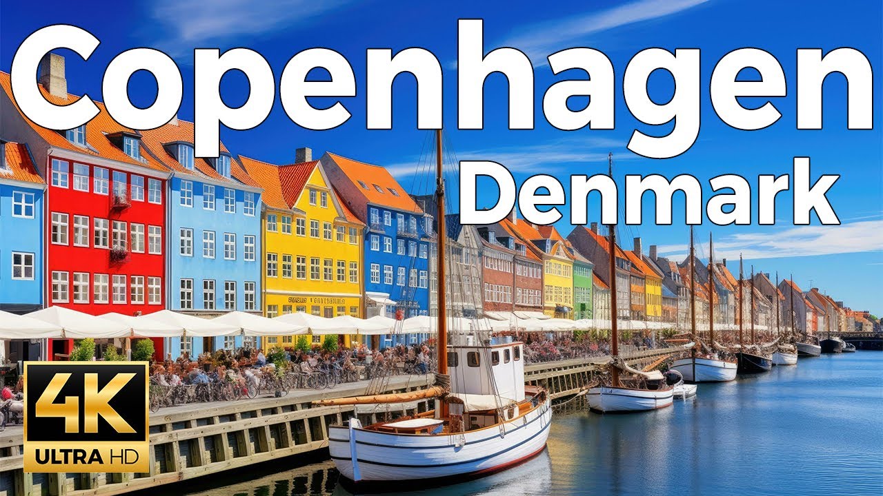 Copenhagen, Denmark Walking Tour 4k - With Captions