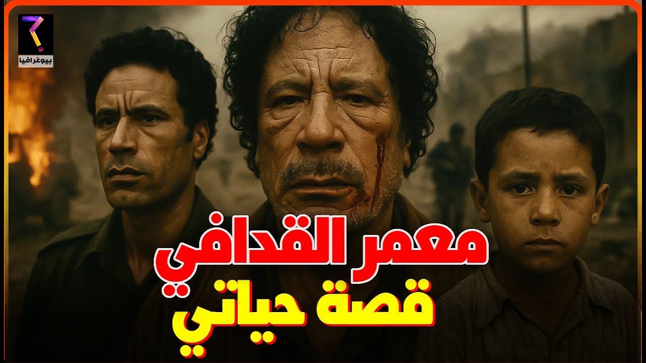 بيوغرافيا..قصة حياة معمر القذافي من البداية إلى النهاية...