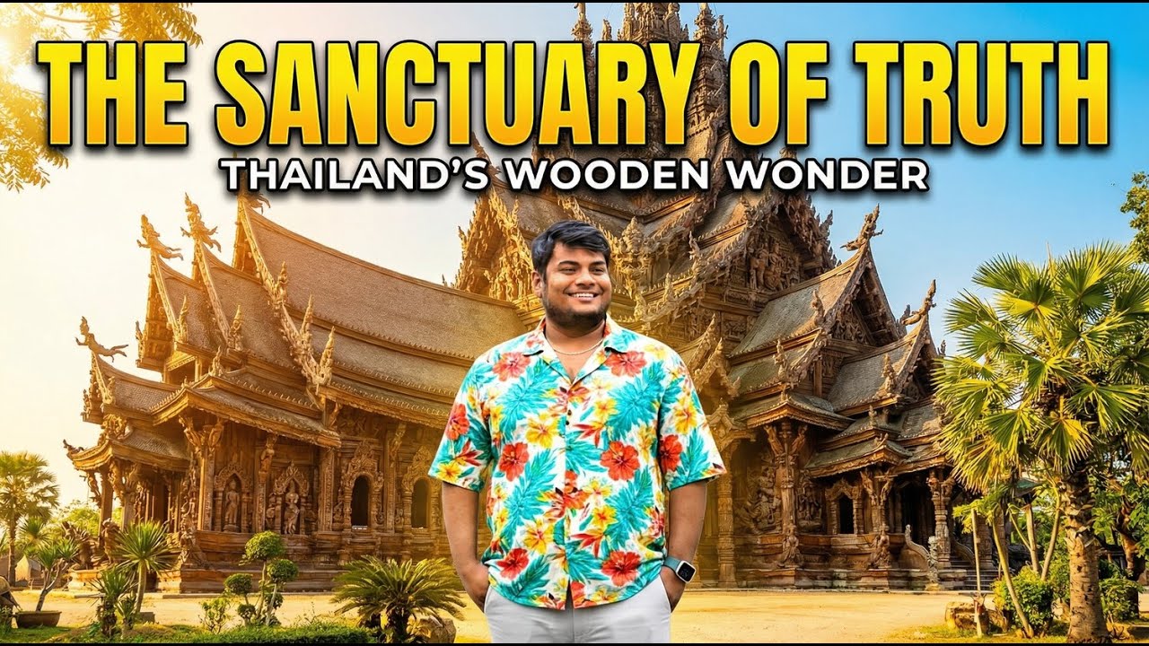 Must-See Wonder: The Sanctuary of Truth Experience #telugu #pattaya #travelvlog