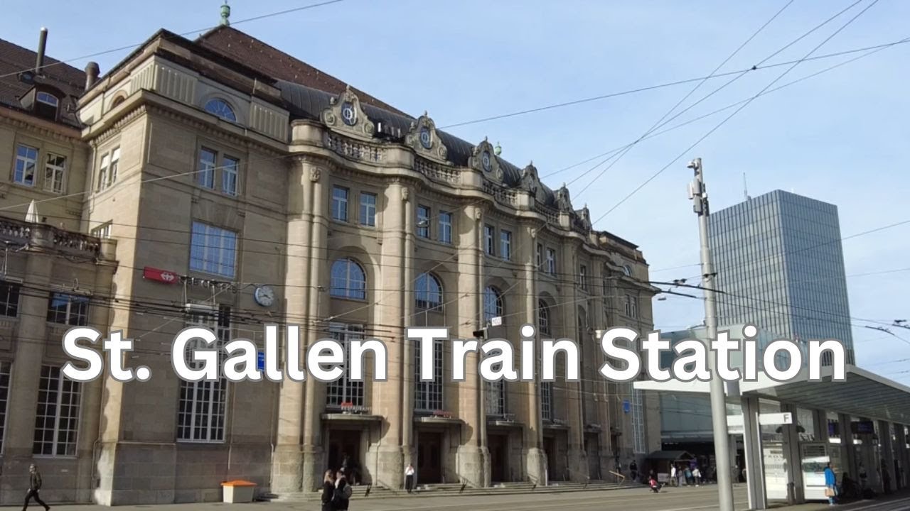 Switzerland Train Guide - St. Gallen station