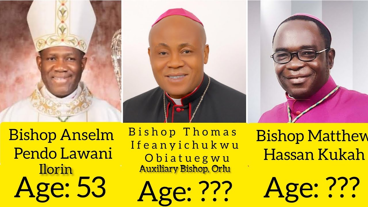 ALL CATHOLIC BISHOPS OF NIGERIA FROM OLDEST TO YOUNGEST 2024