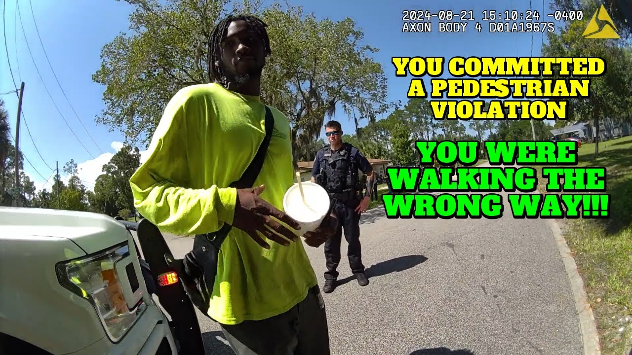 Pulled Over For Walking While Black - Bunnell, Florida - August 21, 2024