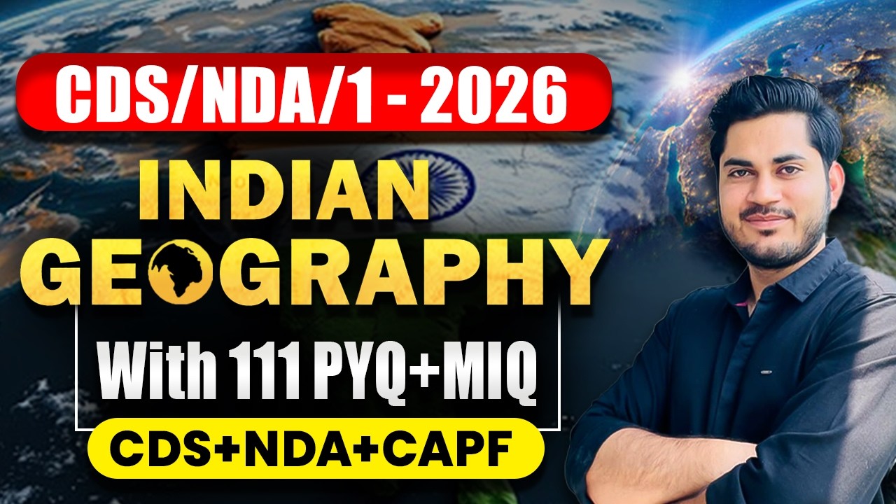 Complete Indian Geography By Maps || CDS Indian Geography || || NDA Indian Geography ||