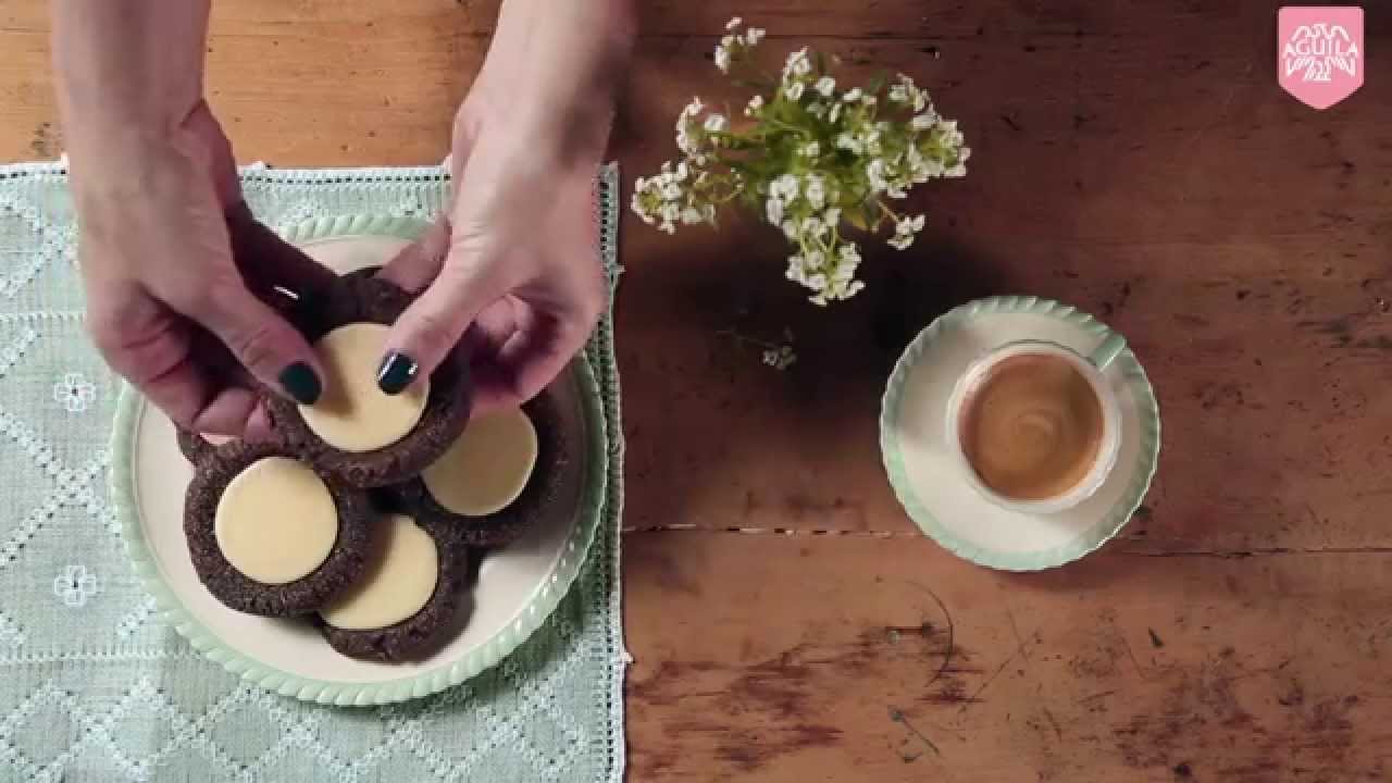 GALLETITAS DE CHOCOLATE BLANCO Y NEGRO 🍫 | Recetas Chocolate Aguila