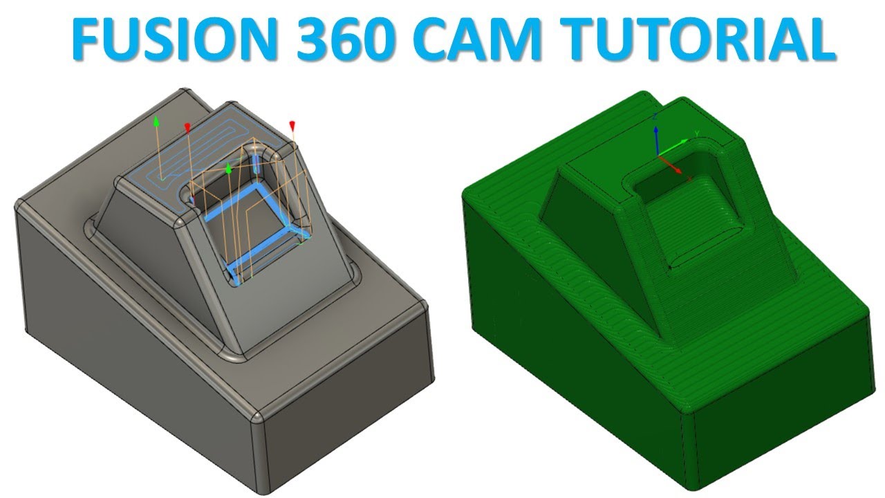 Fusion 360 CAM Tutorial #77 | Mill 3D Mold & Die Toolpath Machining