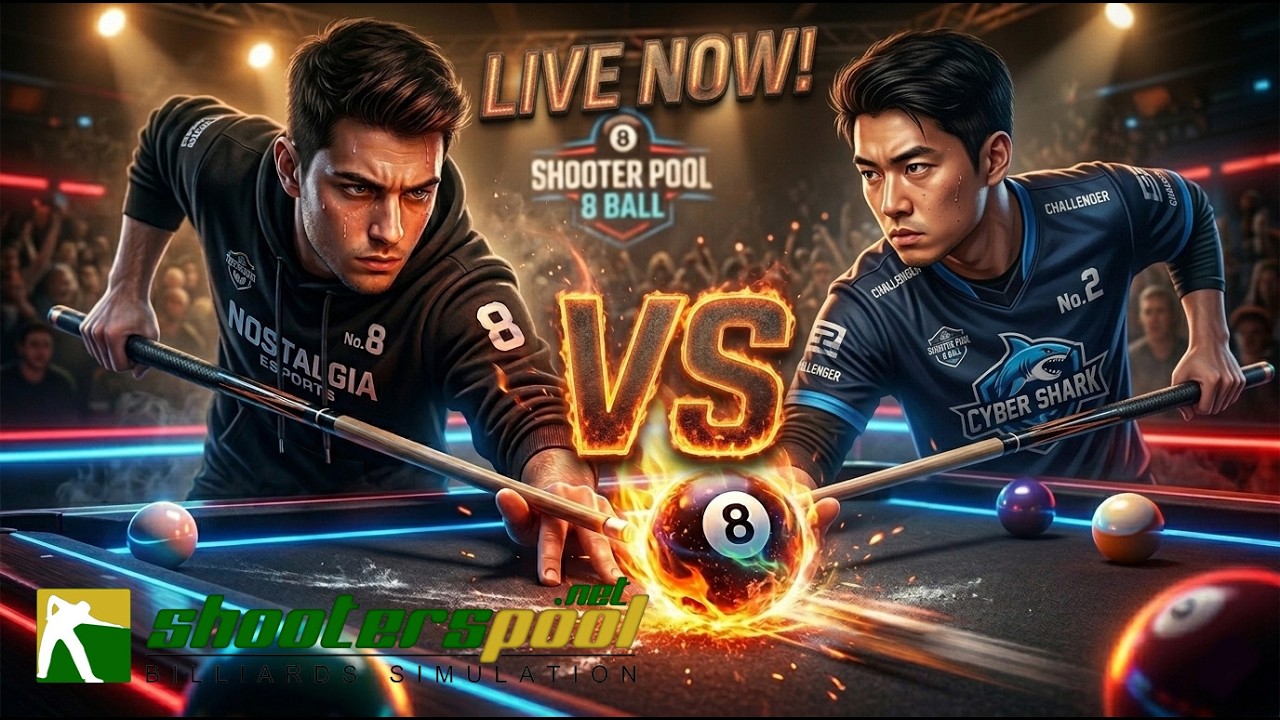 8 BALL POOL! SHOOTERSPOOL LIVE!