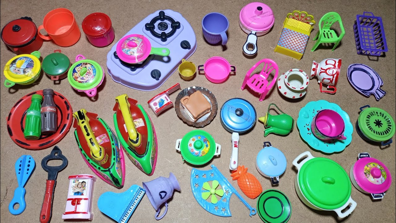 5 Minutes Cooking Toy ASMR| Satisfying Unboxing Mini Fancy Shiny Kitchen Set|Hello Kitty Kitchen Set