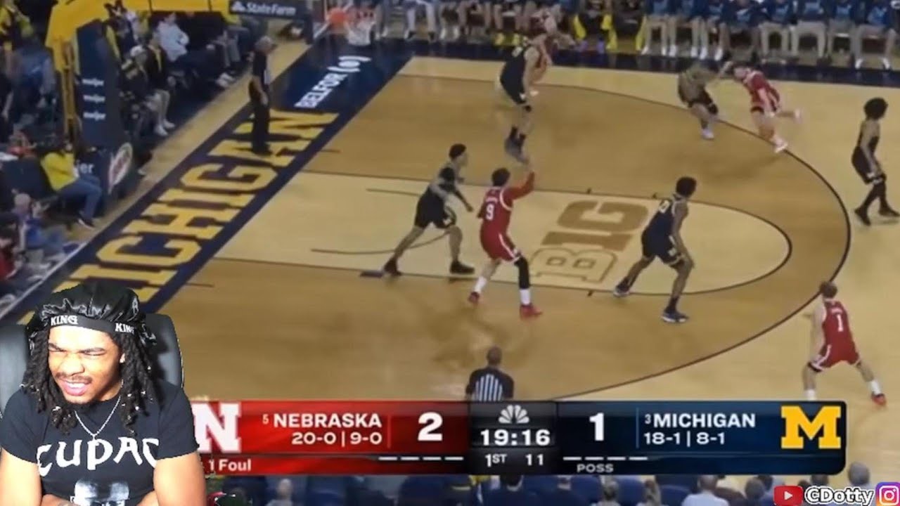 TOP 5 MATCHUP DOWN TO THE WIRE!!! #3 Michigan vs #5 Nebraska College Basketball Highlights 🏀