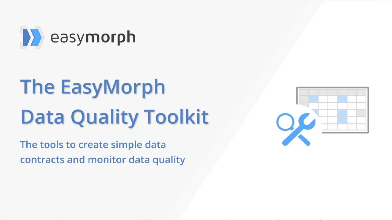 The EasyMorph Data Quality Toolkit