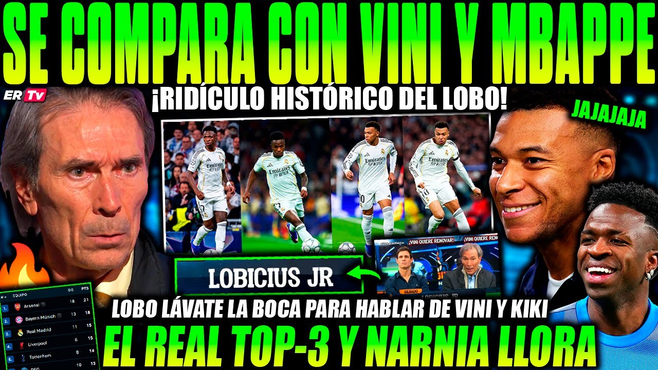 💥 LOBO CHURRASCO se COMPARA con VINI Y MBAPPE y ACABA HUMILLADO - REAL MADRID TOP3 ¡NARNIA TIEMBLA!